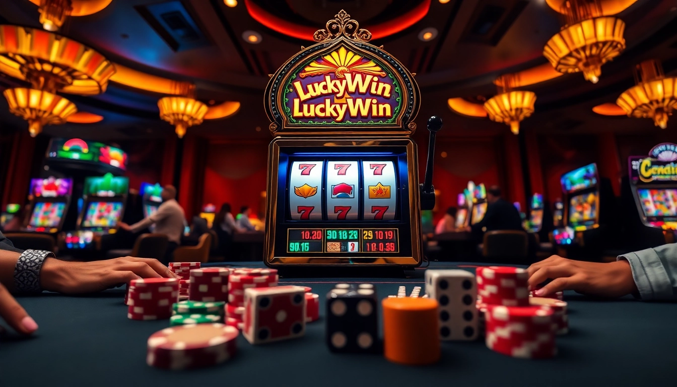 Experience the thrill of gaming at LuckyWin, where vibrant slots meet high-stakes action.