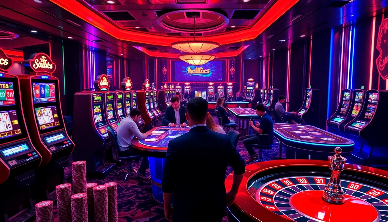 Players enjoying thrilling games at hello88's stunning online gaming platform.
