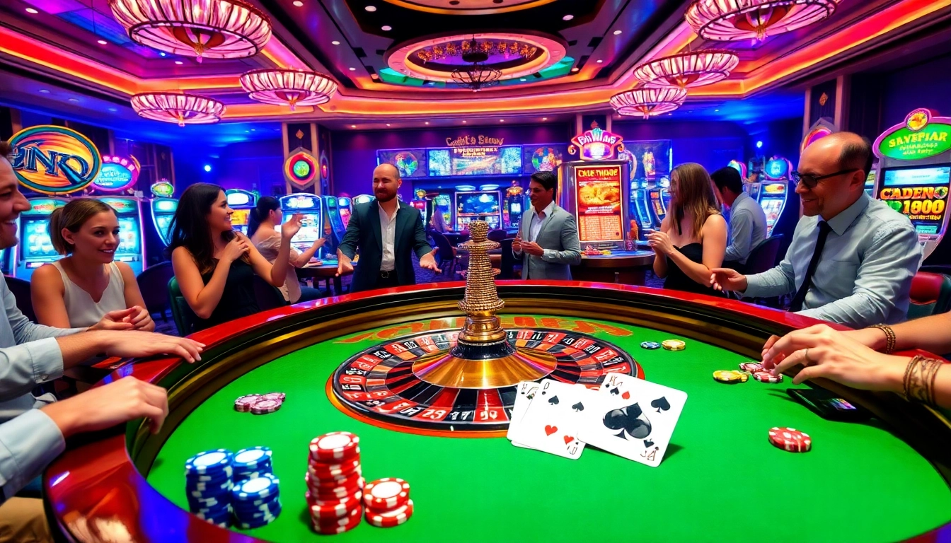 Experience the thrilling action at sv66.group with vibrant casino gameplay featuring roulette and poker.