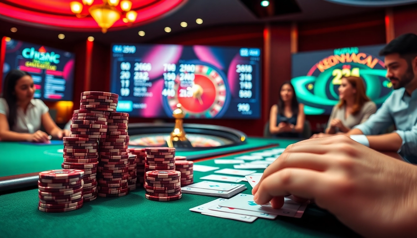 Experience keonhacai in action with thrilling poker gameplay and dynamic betting odds displayed.
