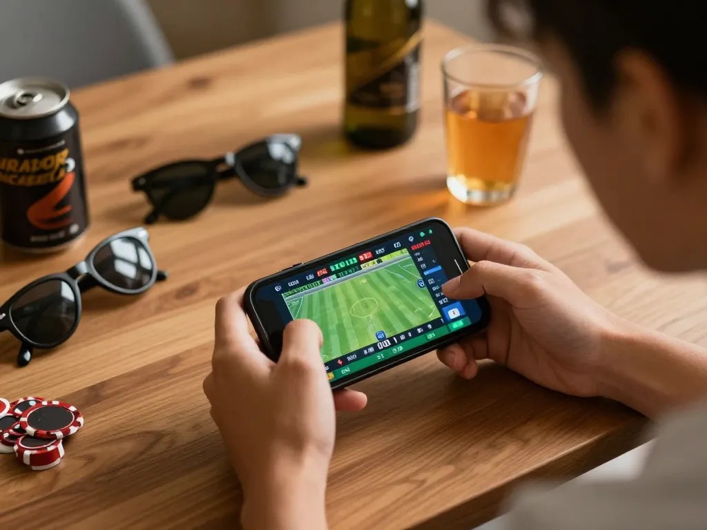 Dabet sports betting experience on mobile with live odds and player engagement.