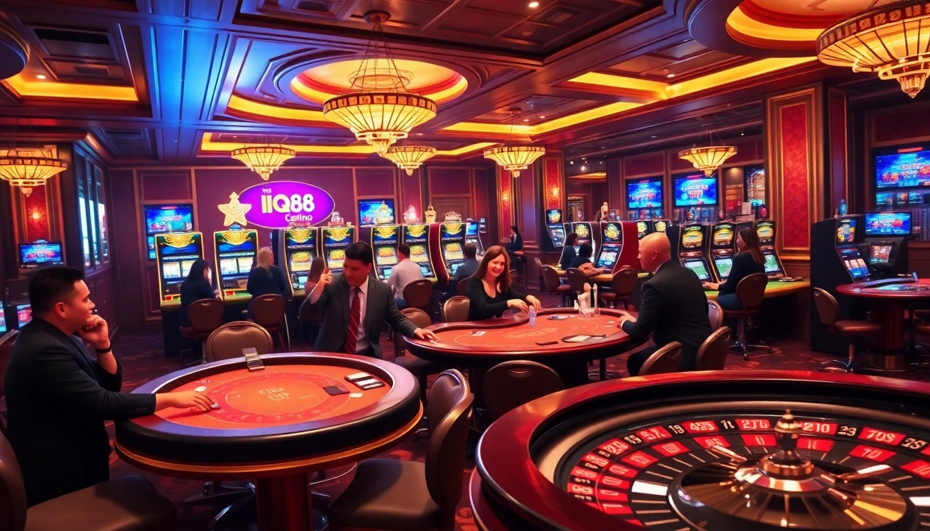 Experience thrilling games at iq88 with vibrant poker tables and exciting live dealer action.