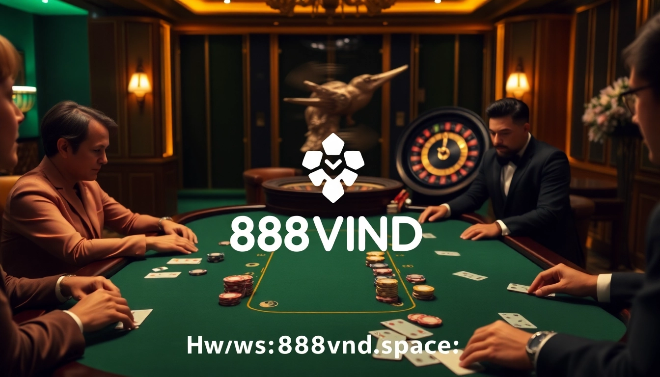 Experience thrilling moments of winning at https://888vnd.space/ with high-stakes poker and roulette.
