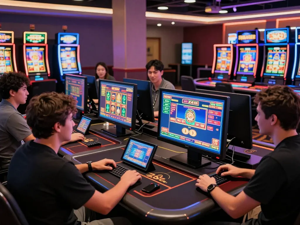 Engaged players accessing link vào zx88 in an exciting online casino environment with vibrant graphics.