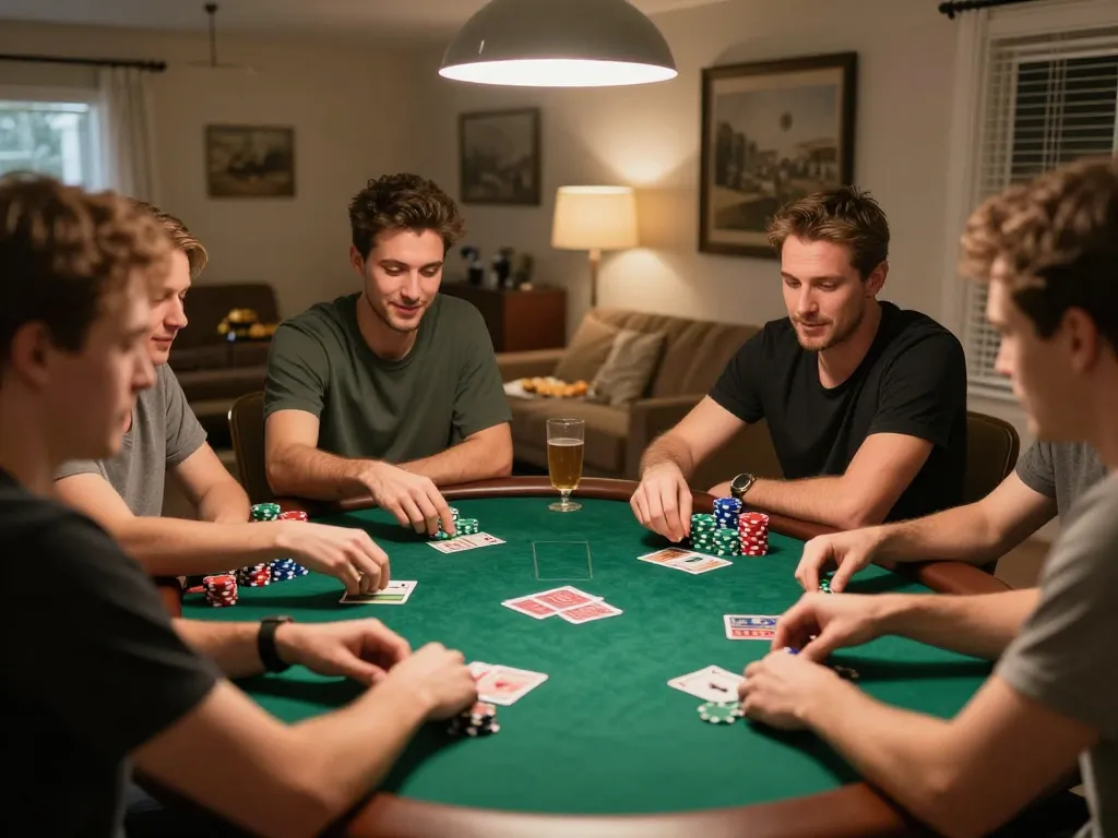ww88 home poker night with friends showcasing vibrant chips and engaging gameplay.