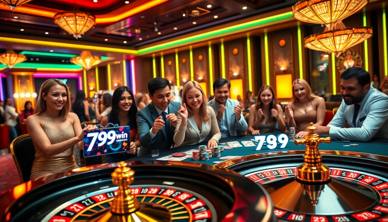 Experience thrilling gaming at 789win with vibrant tables and excited players.