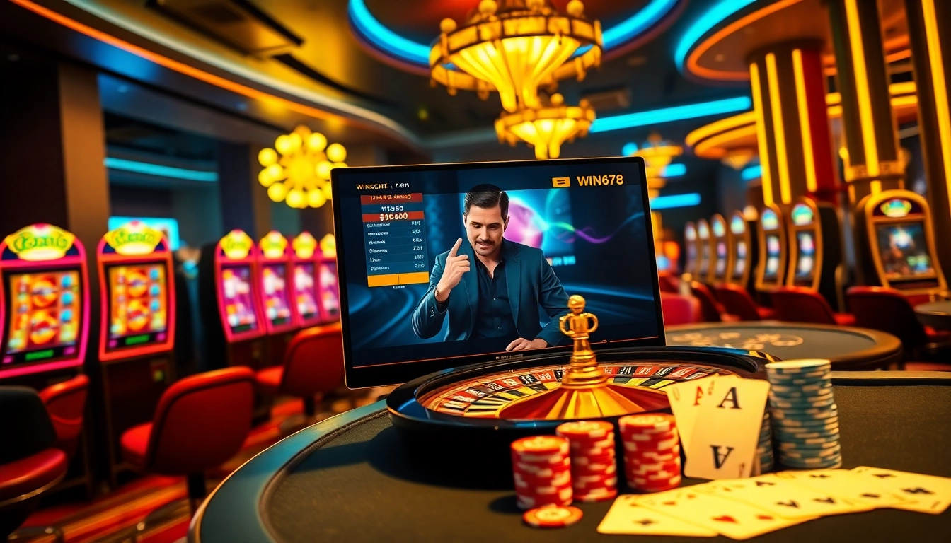 Experience the luxury of Trang chủ WIN678 with vibrant gaming visuals and professional online betting.