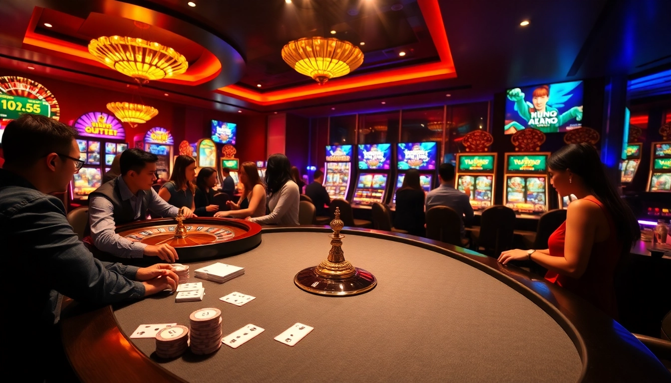 Experience the thrill of gaming with https://88ii88.com/, featuring roulette, poker, and vibrant slot machines.