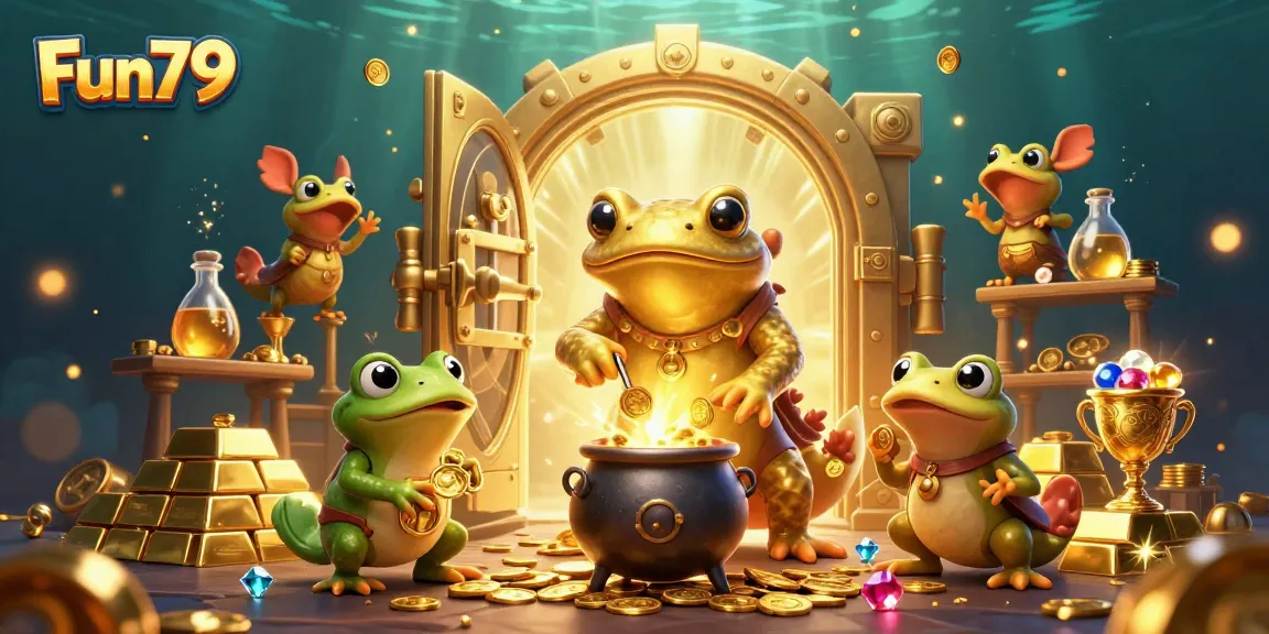 Experience Fun79's mesmerizing world of casino adventures with golden treasures and vibrant gaming!