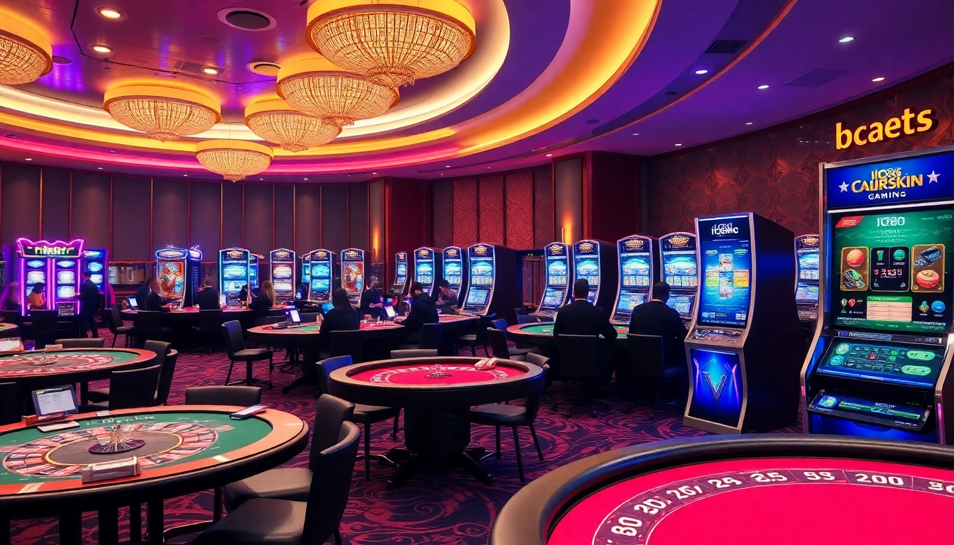 Experience the thrill of gambling at iq88 with vibrant casino games and engaging players.