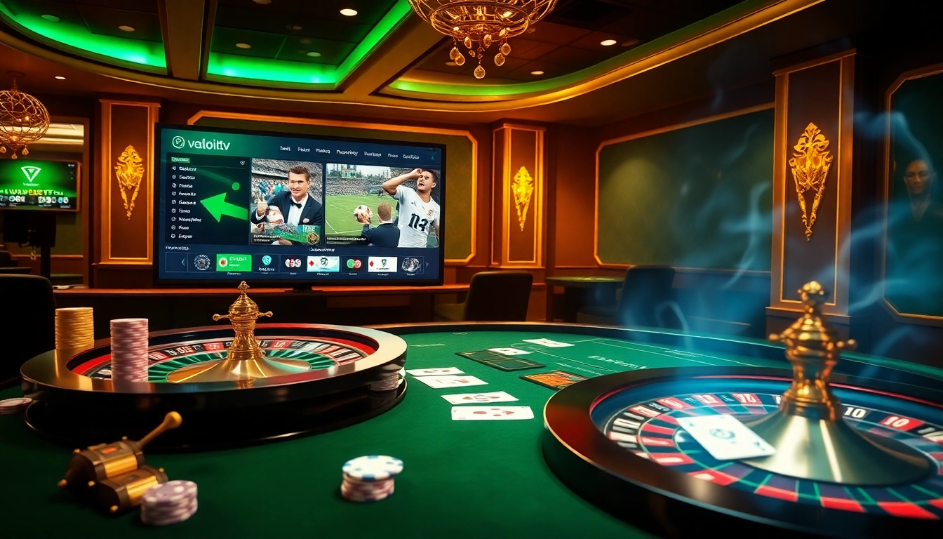 Experience live sports streaming on vaoluoitv with vibrant poker chips and Full HD excitement.