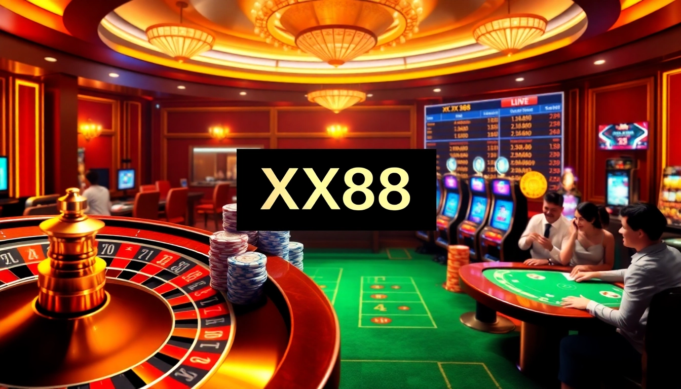 Experience the thrill of XX88 with exciting gameplay at vibrant casino tables.