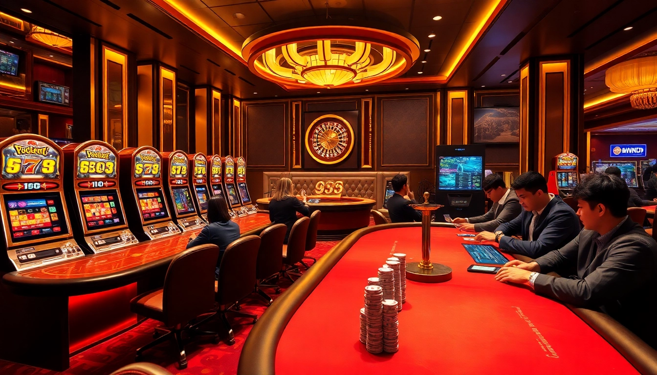 Experience the thrill of high stakes with 888VND at a luxurious casino table.