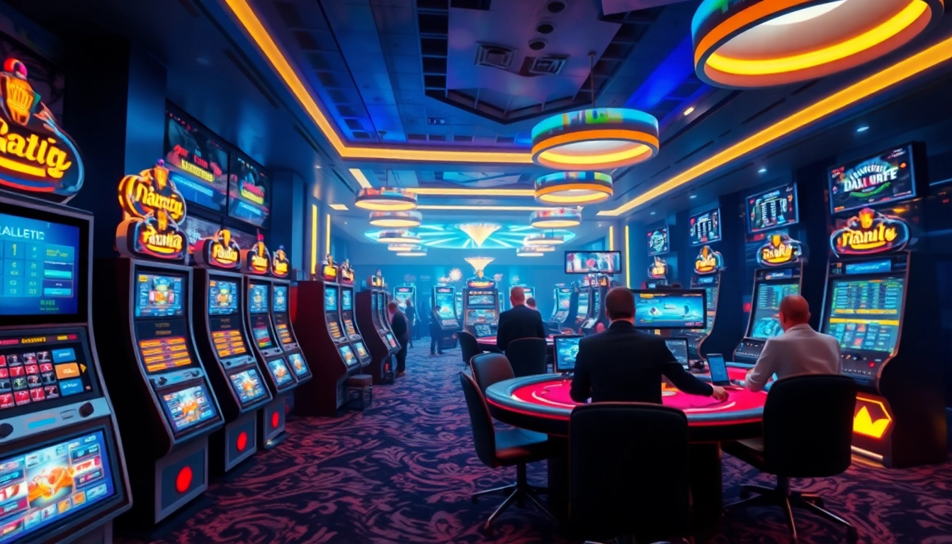 Exciting virtual casino scene at gg 88 with vibrant colors and engaging gameplay.