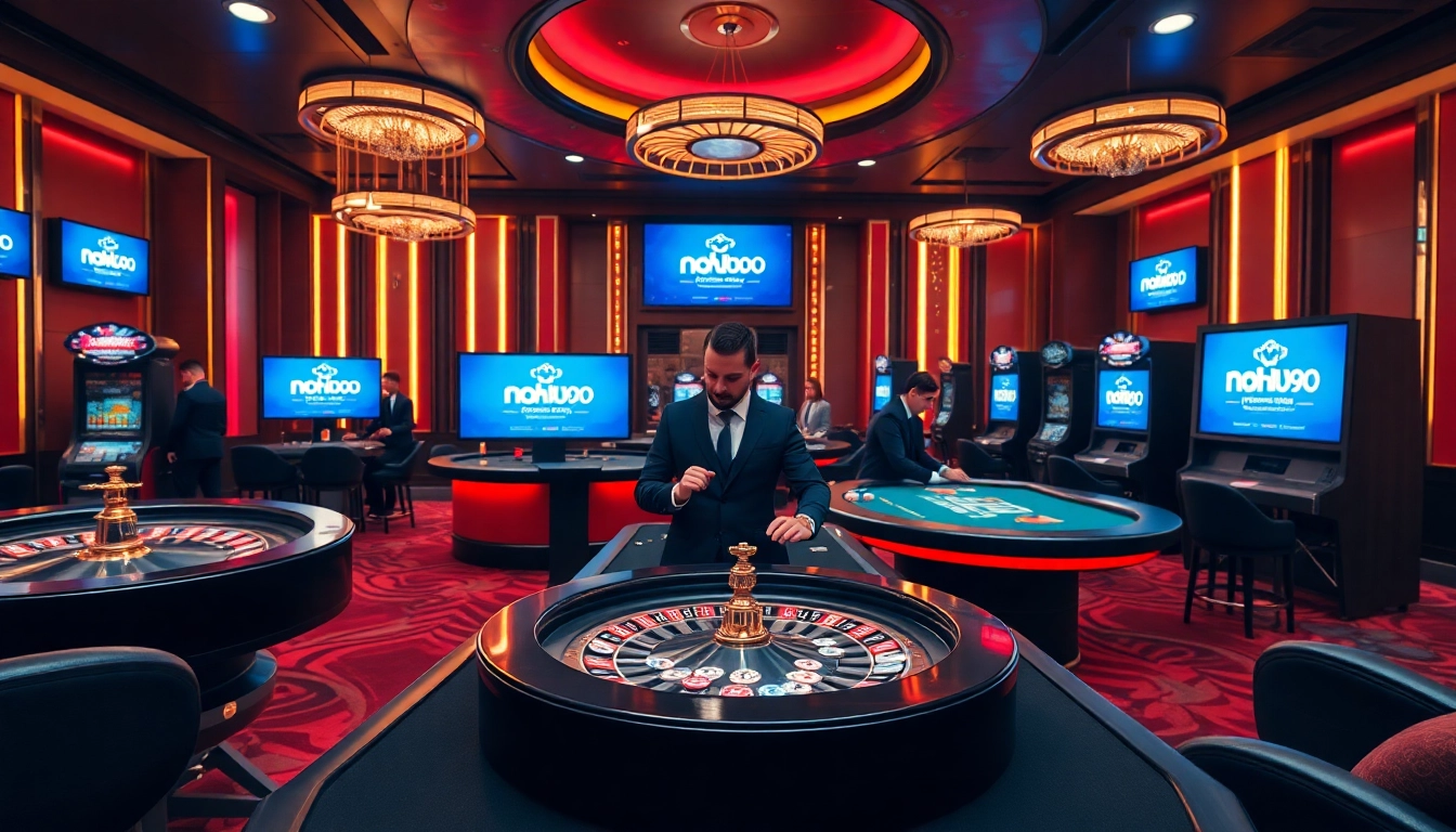 Players enjoy exciting games at nohu90's premium online casino tables.