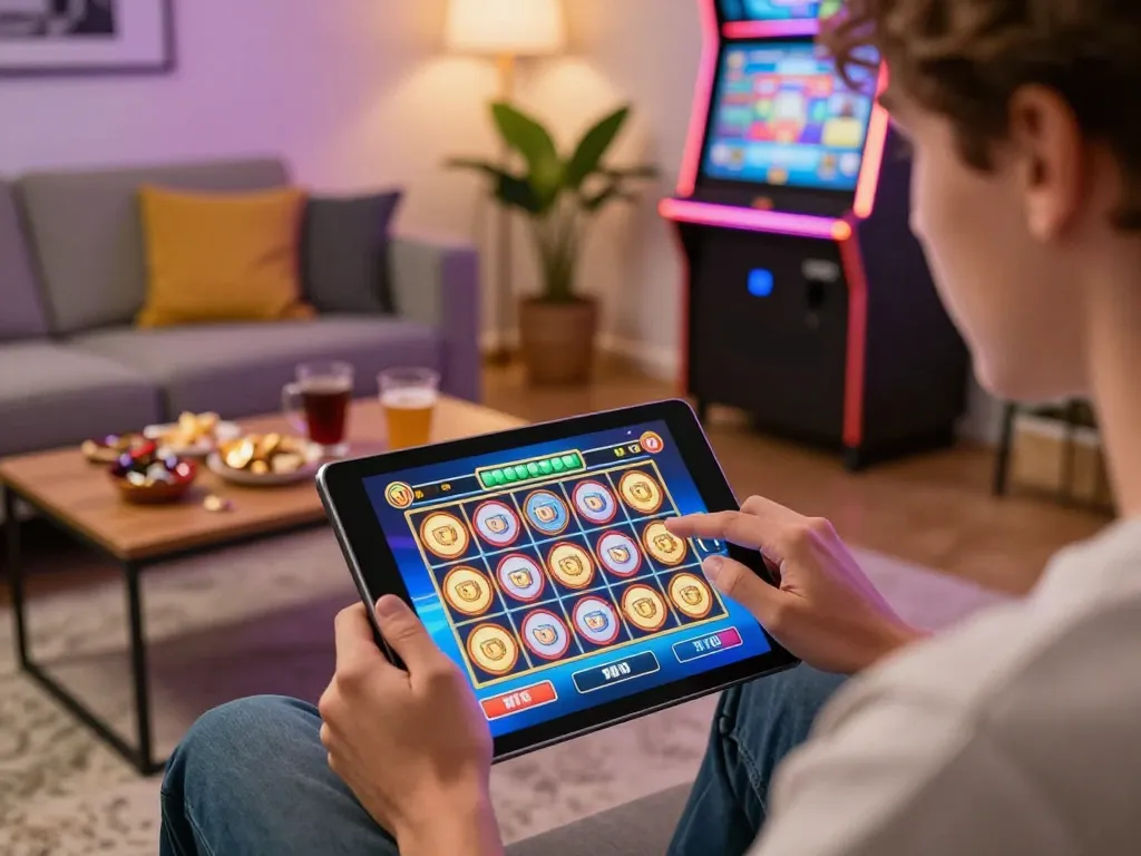 Engaging online slot gameplay experience at https://lucky88.sbs/ showing player focused on potential winning combinations.