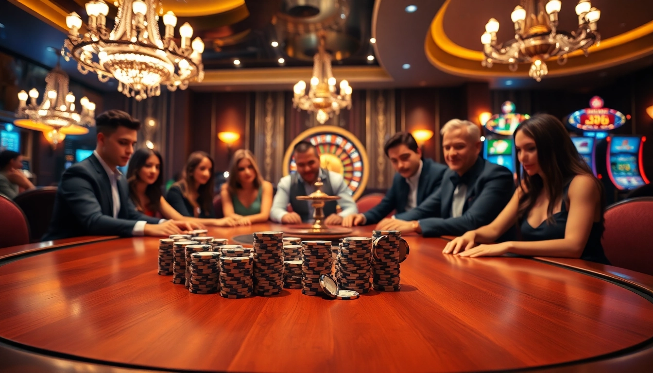 Experience high-stakes excitement at tv88.page with glamorous casino games and a vibrant atmosphere.