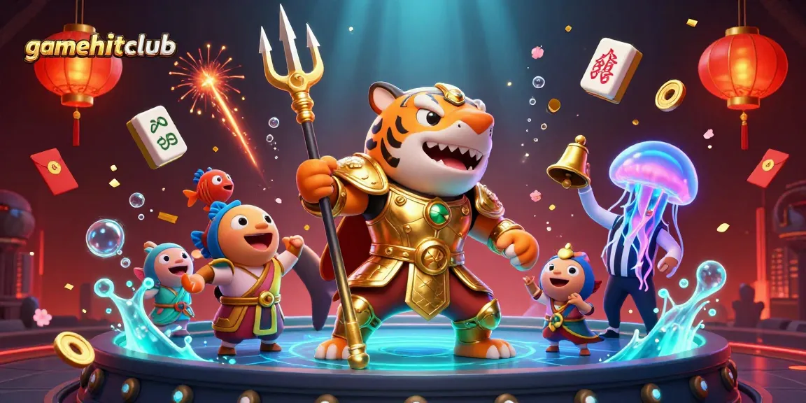 Experience casino fun with gamehitclub as the shark gladiator battles in an underwater colosseum.
