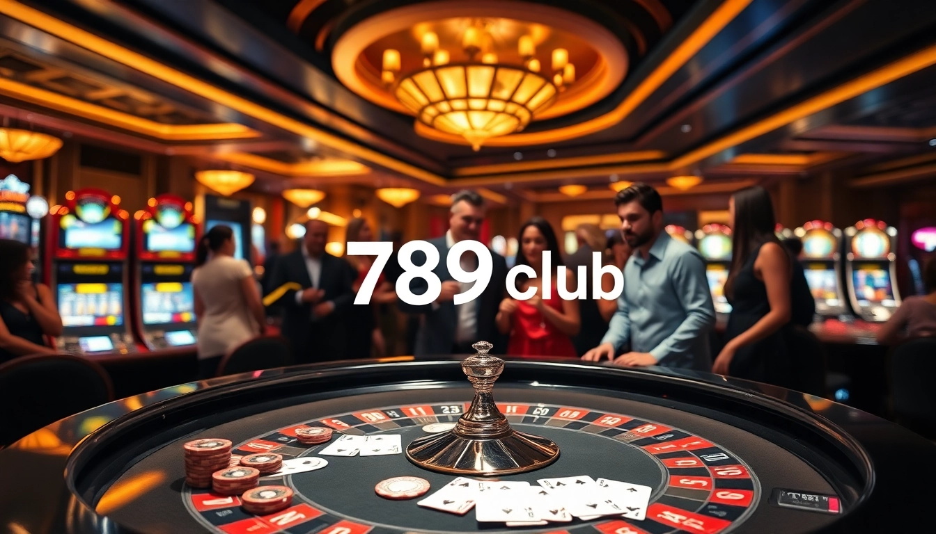 Experience the thrilling atmosphere of 789club with exciting roulette and poker action.