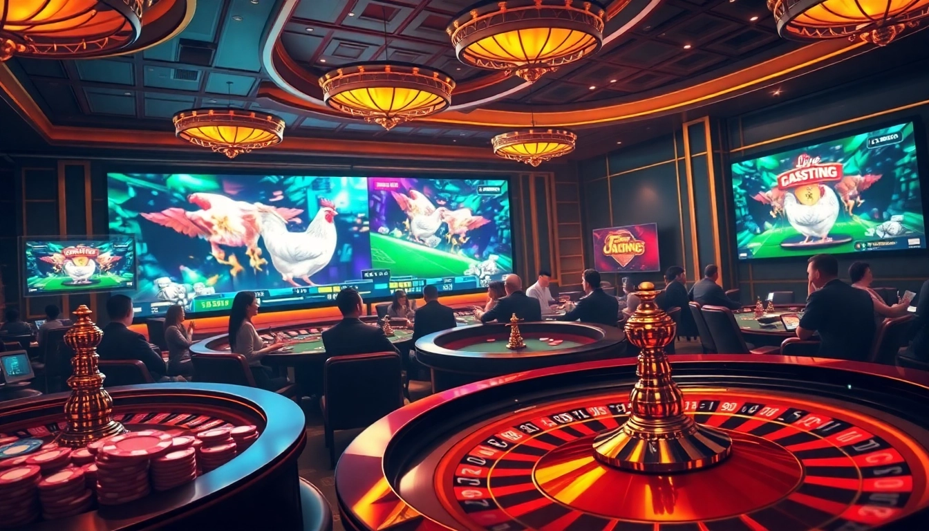 Experience live chicken fighting on https://sv388win.live with vibrant casino excitement.