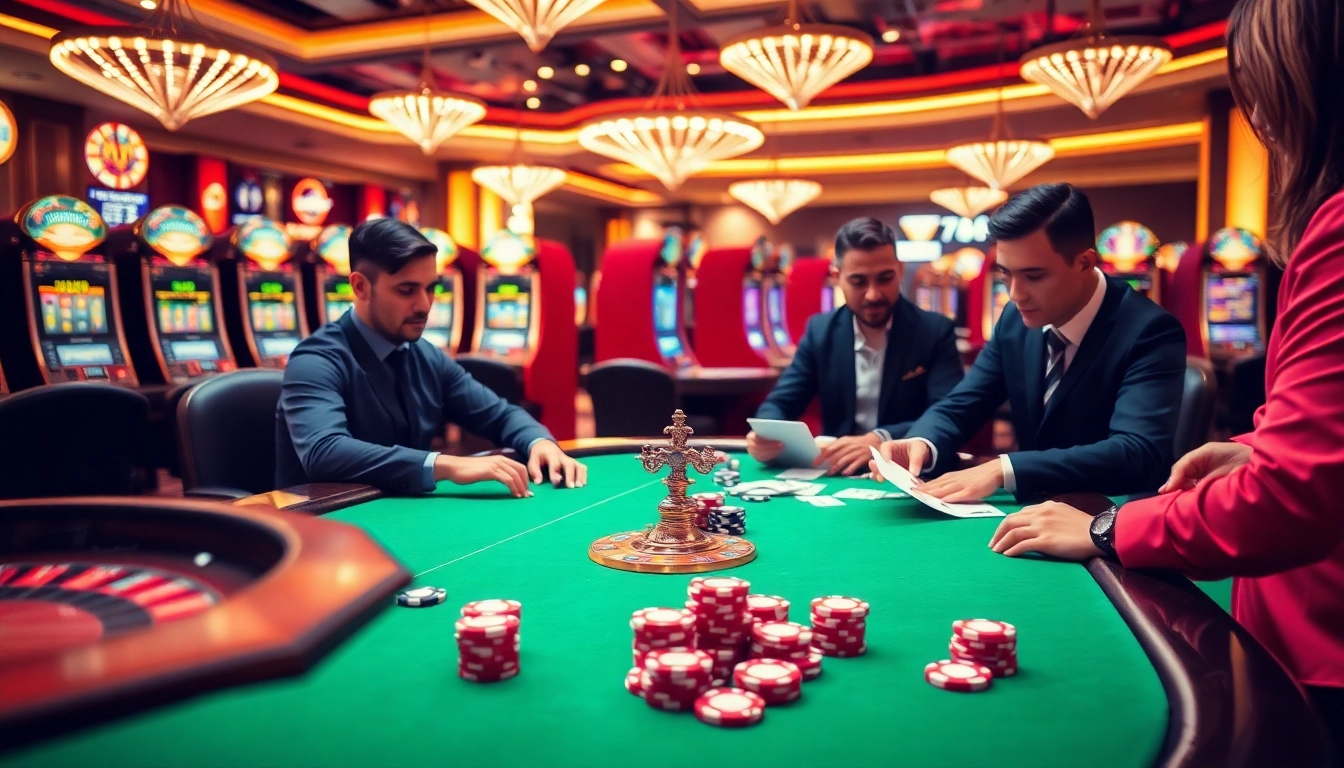 Experience high-stakes gaming at 788t with vibrant poker action and glamorous casino ambiance.
