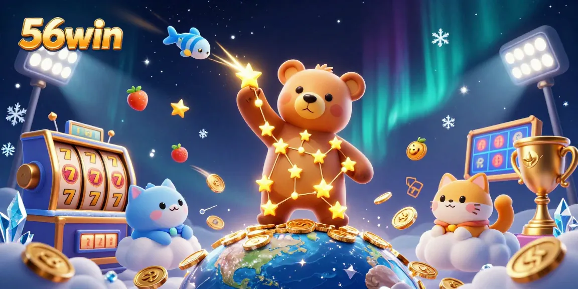 Experience 56win's exciting slots and jackpots with thrilling gaming visuals.
